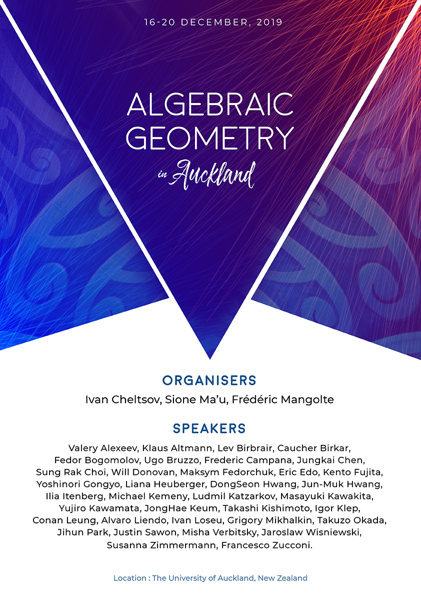 Poster Algebraic Geometry in Auckland