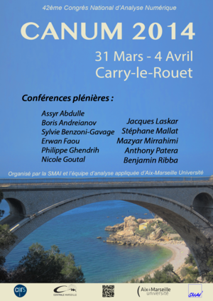 42e Congrès National d'Analyse Numérique (CANUM 2014)