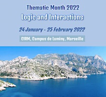 Le Mois Thématique « Logique et Interactions » se tiendra du 24 janvier au 25 février 2022