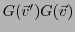 $ G({\vec{v}}')G({\vec{v}})$