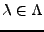 $ \lambda\in\Lambda$