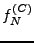 $ f_N^{(C)}$