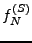 $ f_N^{(S)}$