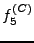 $ f_{5}^{(C)}$