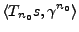 $\displaystyle \langle T_{n_0} s,\gamma^{n_0}\rangle$