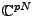 $ \mathbb{C}^{pN}$