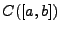 $ C([a,b])$