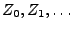 $ Z_0,Z_1,\dots$