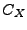 $ C_X$