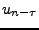 $ u_{n-\tau}$