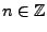 $ n\in\mathbb{Z}$