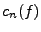 $ c_n(f)$