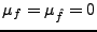 $ \mu_f=\mu_{\hat f}=0$