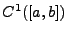 $ C^1([a,b])$