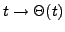 $ t\to \Theta(t)$