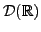 $ {\mathcal D}({\mathbb{R}})$