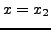 $ x=x_2$