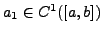 $ a_1\in C^1([a,b])$
