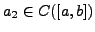 $ a_2\in C([a,b])$