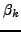 $ \beta_k$