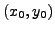 $ (x_0,y_0)$