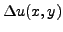 $ \Delta u(x,y)$