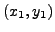 $ (x_1,y_1)$