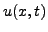 $ u(x,t)$