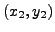 $ (x_2,y_2)$