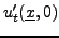 $\displaystyle u'_t({\underline{x}},0)$
