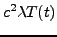 $\displaystyle c^2 \lambda T(t)$