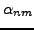 $ \alpha_{nm}$